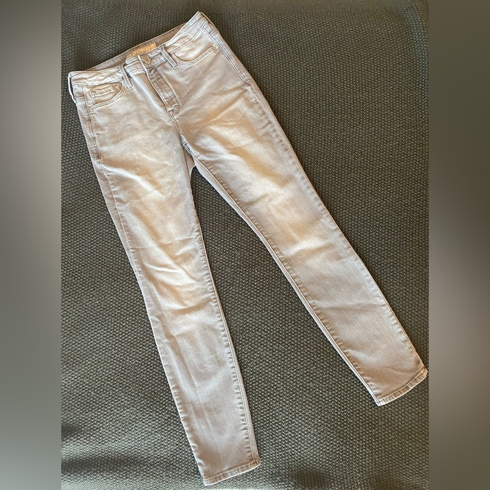 Athleta Sculptek gray skinny jeans - women’s size 6
